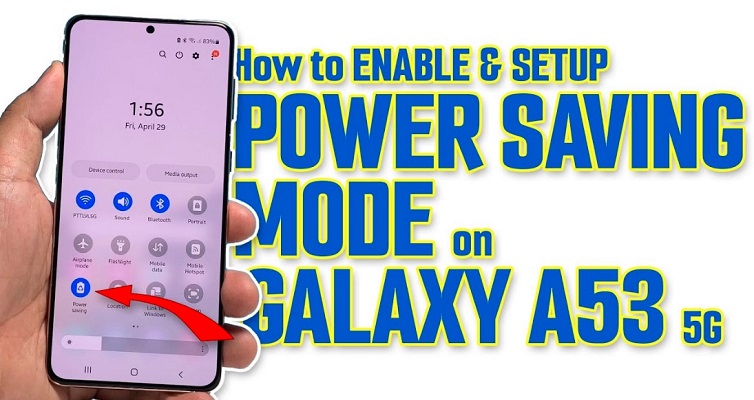 power saving mode on galaxy a53
